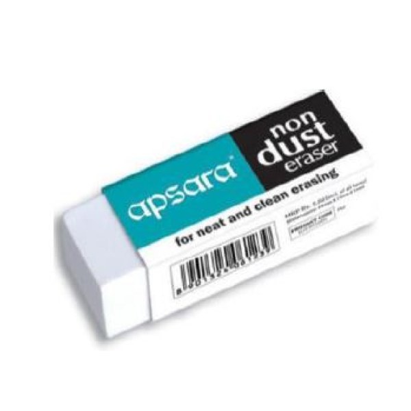 Apsara Non Dust Eraser (5 pcs)