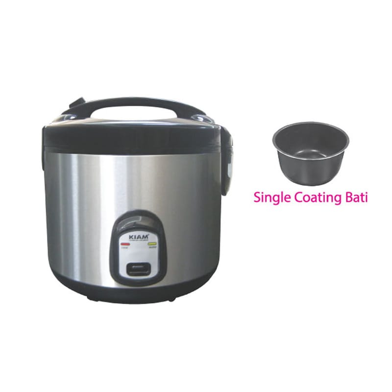 KIAM SS Delux Full Body Rice Cooker