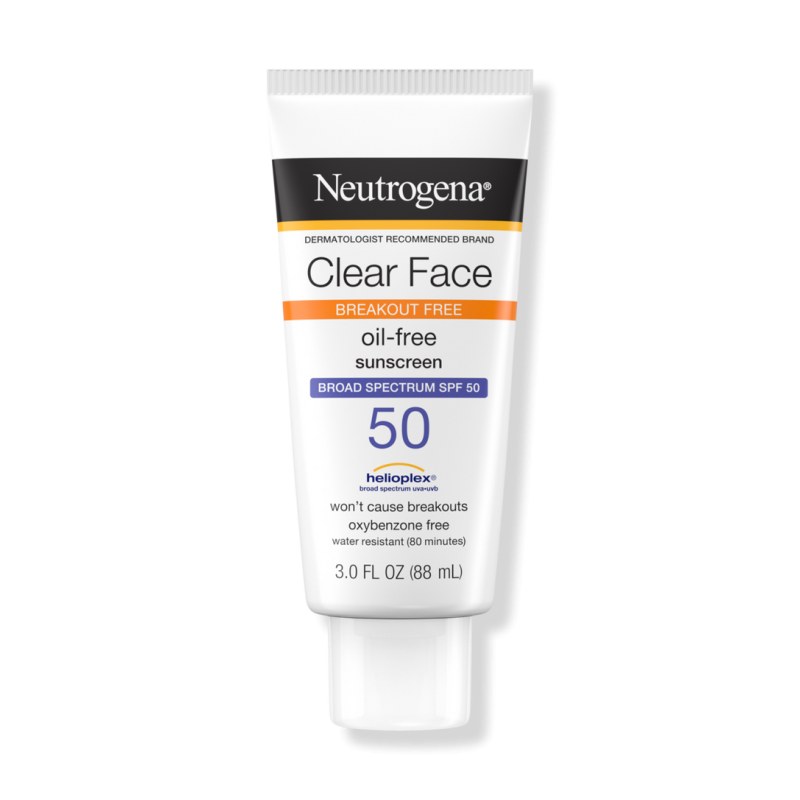 Neutrogena Clear Face Oil-Free Sunscreen SPF 50 (88ml)