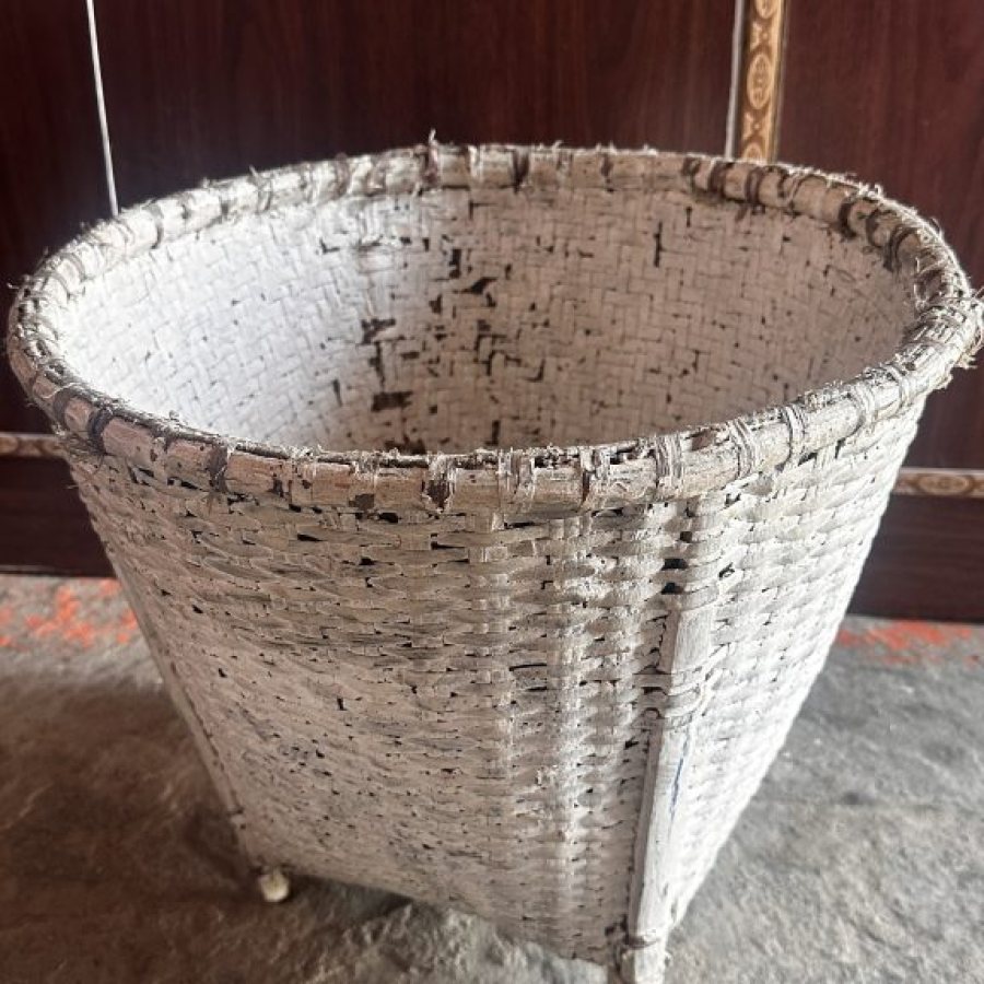 Handwoven Bamboo Basket