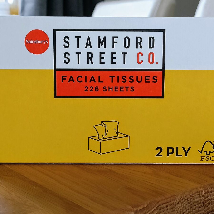 Soft Facial Tissue Box