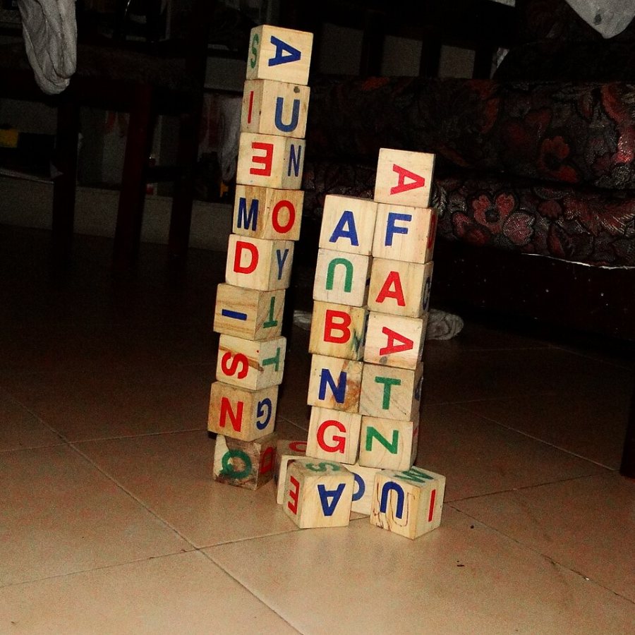 Wooden Building Blocks Set